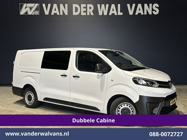 Toyota ProAce - Worker 2.0 D-4D 145pk L3H1 Dubbele Cabine Euro6 Airco | 6-Zits | Navigatie | Apple Carplay | Cruisecontrol Android Auto, 2500kg trekhaak, Parkeersensoren