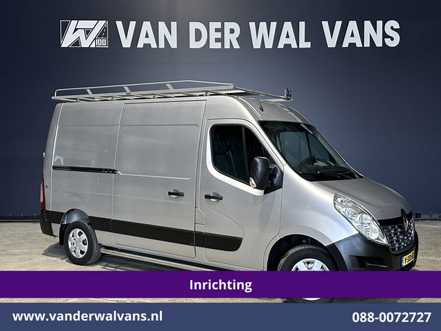 Renault Master - 2.3 dCi 170pk L2H2 Inrichting Euro6 Airco | Imperiaal | Camera | Navigatie | Cruisecontrol | 2500kg Trekhaak Parkeersensoren, Trap, Sidebars, Bijrijdersbank