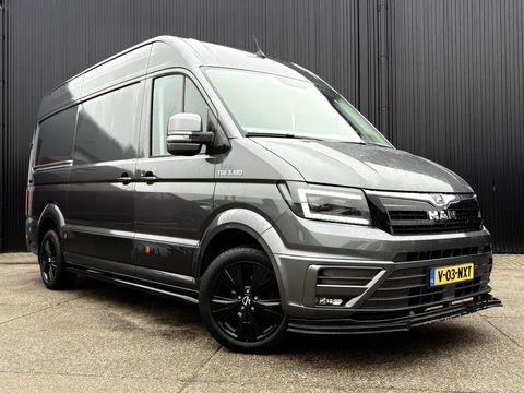 MAN TGE 35 2.0 L3H3 LUXE | LEDER | GASGEVEERDE CHAUFFEURSSTOEL | LED | CRUISE | LMV | SIDEBARS | DIK UITGEVOERD