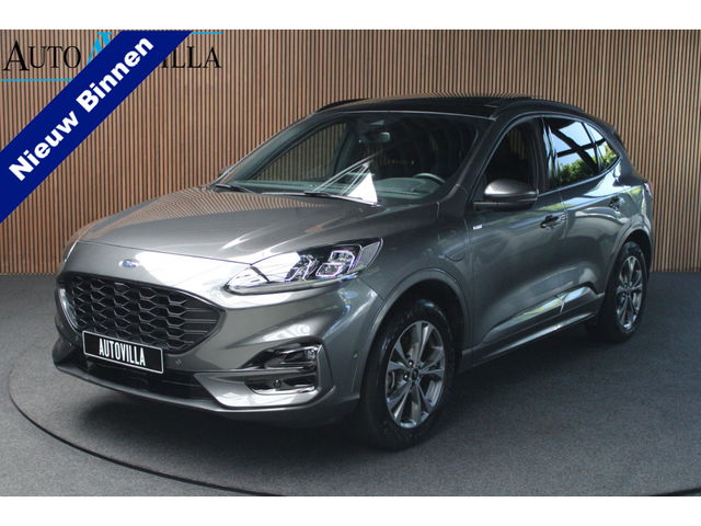 Ford Kuga - 2.5 PHEV ST-Line X Panodak Leder Navi 360 ACC PDC Stuurverwarming Stoelverwarming voor & achter Climate LM velgen BTW auto
