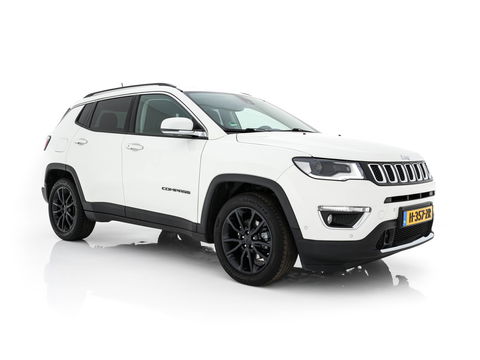 Jeep Compass 1.3T Limited (INCL-BTW) *LEATHER-MICROFIBRE | FULL-LED | NAVI-FULLMAP | KEYLESS | COMFORTSEATS | CAMERA | PRIVACYGLASS | DAB | ECC | PDC | CRUISE | TOWBAR | LANE-ASSIST | CAPRLAY | 18''ALU*