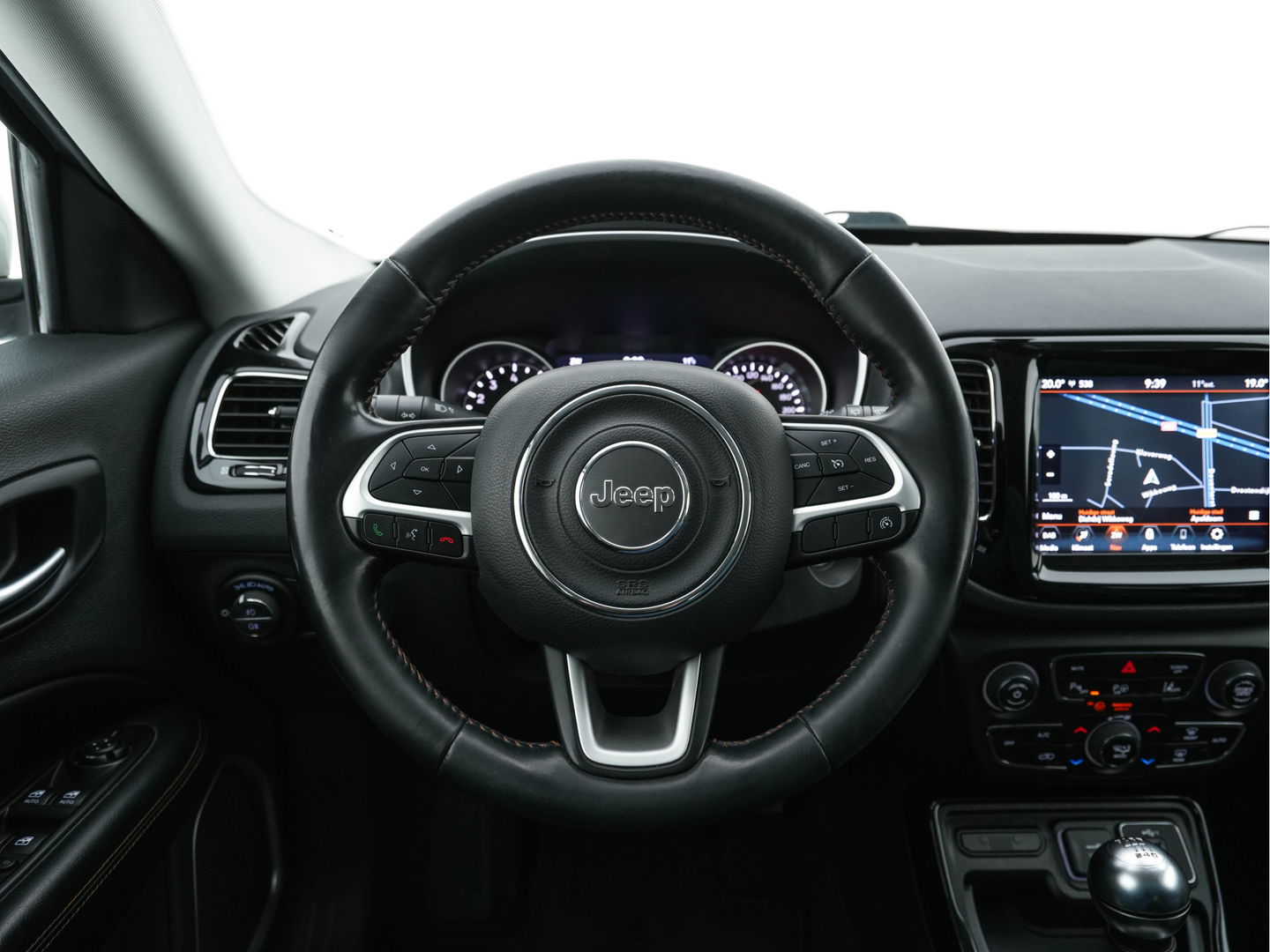 Jeep Compass 1.3T Limited (INCL-BTW) *LEATHER-MICROFIBRE | FULL-LED | NAVI-FULLMAP | KEYLESS | COMFORTSEATS | CAMERA | PRIVACYGLASS | DAB | ECC | PDC | CRUISE | TOWBAR | LANE-ASSIST | CAPRLAY | 18''ALU*