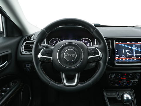 Jeep Compass 1.3T Limited (INCL-BTW) *LEATHER-MICROFIBRE | FULL-LED | NAVI-FULLMAP | KEYLESS | COMFORTSEATS | CAMERA | PRIVACYGLASS | DAB | ECC | PDC | CRUISE | TOWBAR | LANE-ASSIST | CAPRLAY | 18''ALU*