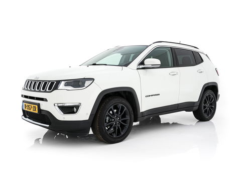 Jeep Compass 1.3T Limited (INCL-BTW) *LEATHER-MICROFIBRE | FULL-LED | NAVI-FULLMAP | KEYLESS | COMFORTSEATS | CAMERA | PRIVACYGLASS | DAB | ECC | PDC | CRUISE | TOWBAR | LANE-ASSIST | CAPRLAY | 18''ALU*