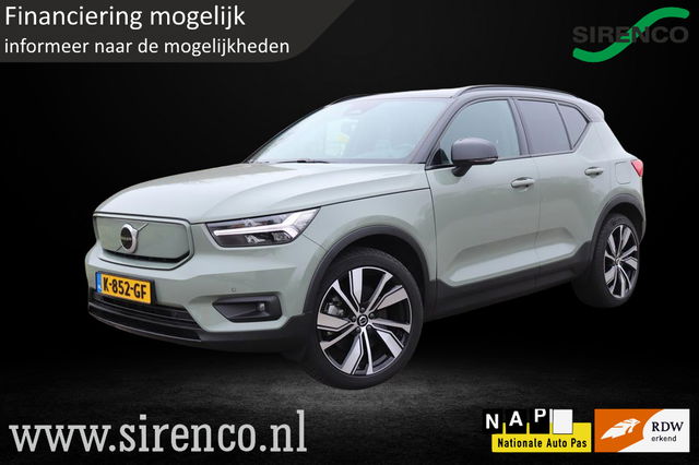 Volvo XC40 - Recharge P8 AWD R-Design | camera | pilotassist plus | vol leder | stoel+stuur verwarming | trekhaak | Android auto & Apple carplay | warmtepomp |