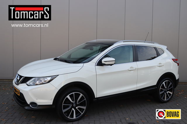 Nissan QASHQAI - 1.6DIG-T 163PK Tekna Trekhaak-1500KG/Leder/Pano-dak/Winter-pack