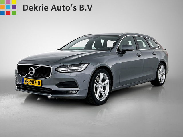 Volvo V90 - D4 190PK Automaat Luxury / Navigatie / Adap-cruise / park-assist / Memory sportseats / leder int. / Trekhaak / 18" Lmv / Apk 04-2026