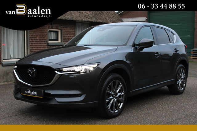 Mazda CX-5 - 2.5 4WD SkyActiv-G 194 Signature LEER NAVI LED HUD TREKHAAK 139000KM!!!