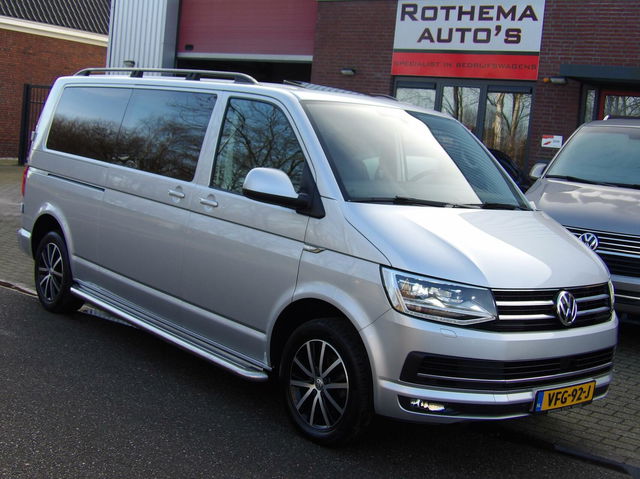 Volkswagen Transporter - 2.0 TDI 150PK AUTOMAAT 2020 DIKKE BUS DUB-CAB VOL EXTRA'S UNIEK