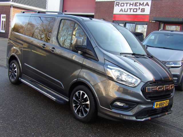 Ford Transit Custom - 2.0 TDCI SPORT 170PK AUTOMAAT 2018 DUBCAB 2x SCHUIFDEUR VELE EXTRA'S
