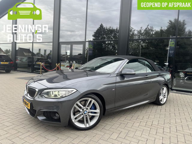 BMW 2 Serie - Cabrio 220i M Sport|Clima|Stoelverwarming|Trekhaak|Leer|Navi