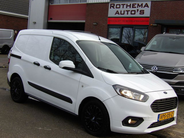 Ford Transit Courier - 1.0 BENZINE ECOBOOST 100PK 2022 CRUISE AIRCO STOELVERWARMING ENZ TOPSTAAT 37572km!!