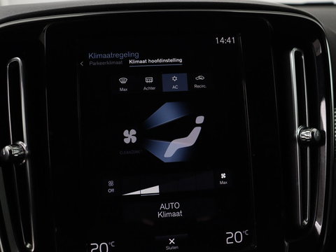 Volvo XC40 1.5 T4 Plug-in hybrid R Design | Leder/Alcantara | Carplay | Navigatie | Parkeerverwarming | Keyless | Cruise control | Parkeerhulp | Climate control | Full LED | PHEV