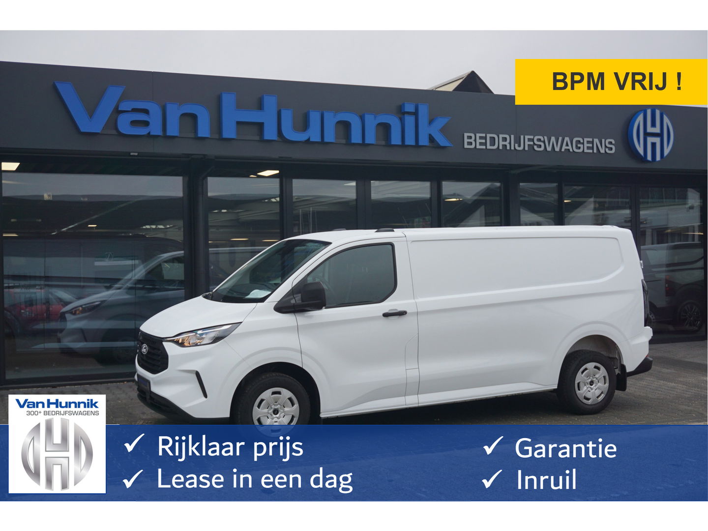 Ford Transit Custom 300L 136PK Trend BPM VRIJ!! 12" Sync4 Apple CP/Android A, Camera!! NR. 055*