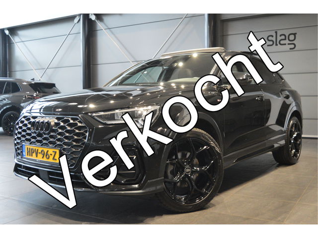 Audi Q3 - Sportback 35 TFSI 2x S-LINE Black Style pano trekhaak 20 inch !!
