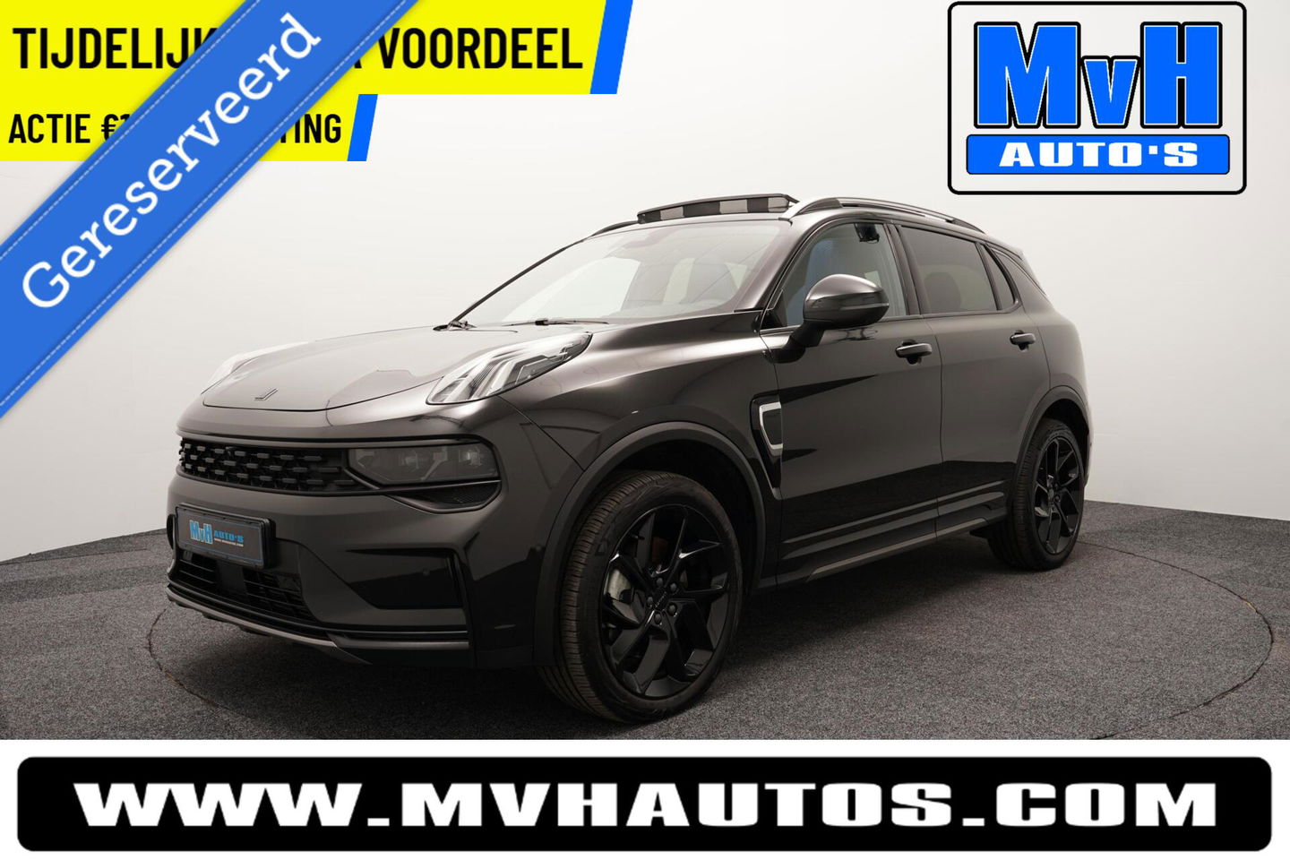 Lynk & Co 01 1.5 Hybride|FULL BLACK XXL|ZWARTE.HEMEL|360ºCAM