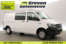 Volkswagen Transporter - 2.0 TDI 140PK L2H1 | DC | 6 Zits | Airco | Carplay | Navi | Imperiaal | Trekhaak
