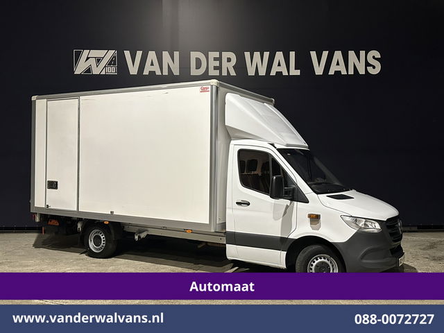 Mercedes-Benz Sprinter - 314CDI 143pk Automaat Bakwagen 21m3 KUUB Laadklep Zijdeur Euro6 Airco | Leder Bijrijdersbank
