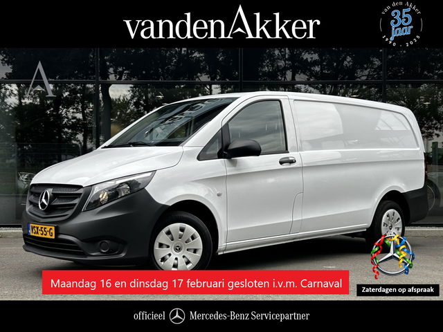 Mercedes-Benz Vito - 110 CDI L2 Lang RWD // ACTIE PRIJS // Airco // Achterklep // 12 mnd Garantie // 2.000kg // Bank // Radio // CV // Betimmering // Wieldoppen