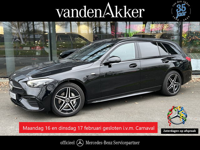 Mercedes-Benz C-Klasse - 300e AMG Estate // Trekhaak // Panoramadak // Distronic // 360 Camera // Memory // Sfeerverlichting
