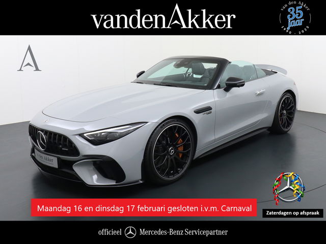 Mercedes-Benz SL - AMG 63 4Matic+ 585pk // Keramische remmen // BTW-auto // Neuslift // AlpinGrau // AMG Nightpakket II // Burmester // Achteras besturing