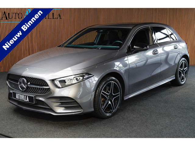 Mercedes-Benz A-Klasse - 250e AMG Line Navi Leder Wide screen PTS Stoelverwarming Ambient LM velgen EQ BTW auto!