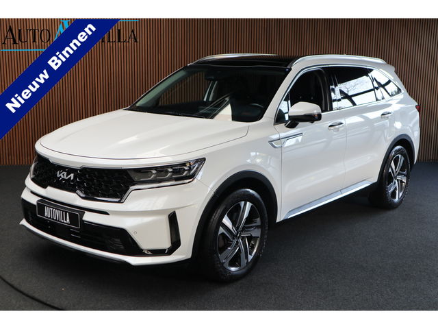 Kia Sorento - 1.6 T-GDI Plug-in Hybrid 4WD 7p. Pano Leer 360° Bose ACC Navi PDC Climate voor & achter Elektr. achterklep Afneembare trekhaak Metallic lak LM velgen Fabrieksgarantie tot 4-2029 BTW auto