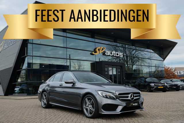Mercedes-Benz C-Klasse - C180 AMG Sport Edition 156PK Leder Stoelverwarming ORG NL