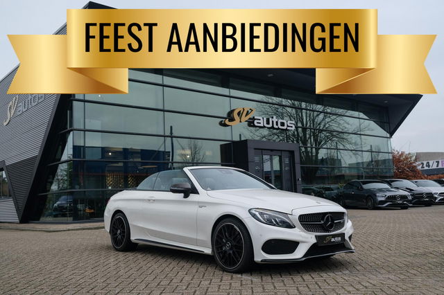 Mercedes-Benz C-Klasse - Cabrio C43 AMG 367pk 4MATIC Airscarf CommandOnline Led Intelligent Stoelverwarming Designo