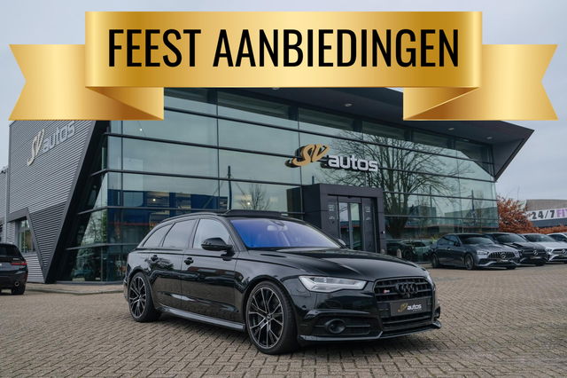 Audi S6 - Avant 4.0 TFSI V8 450pk Panoramadak Supersportstoelen B&O 3d Luchtvering Matrix led Black pack
