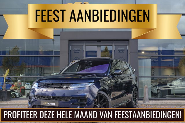 Land Rover Range Rover Sport - D350 350pk Autobiography Panoramadak Massage Stoelkoeling Meridian 3d Trekhaak 23" LMV