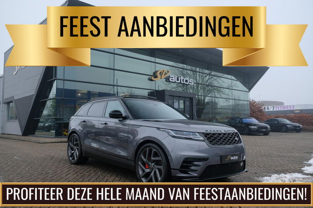 Land Rover Range Rover - Velar D300 V6 300pk R-dynamic Grijs kenteken Panoramadak Medidian 22" LMV SVR