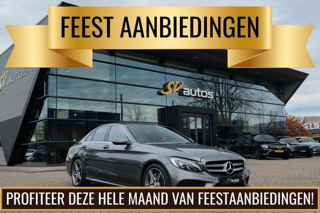 Mercedes-Benz C-Klasse - C180 AMG Sport Edition 156PK Leder Stoelverwarming ORG NL