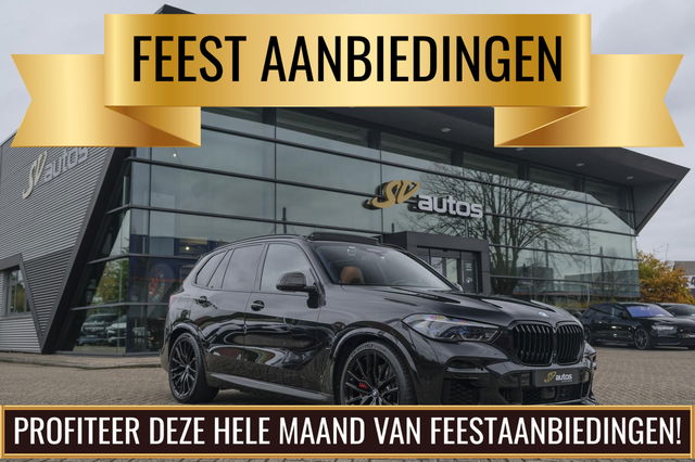 BMW X5 - xDrive45e 394pk M-sport AC Schnitzer Panoramadak X5M Seats 4-wielsturing Carbon Laser 22" LMV NLauto