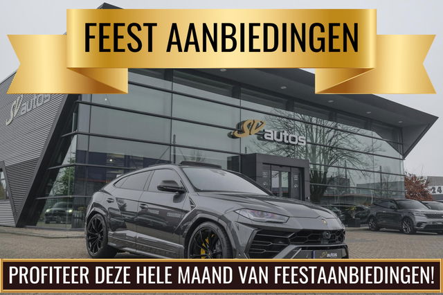Lamborghini Urus - 4.0 V8 650pk Panoramadak NLauto 4-seat config Carbon Bang&Olufsen 4-wielsturing Massage Stoelkoeling 23" LMV