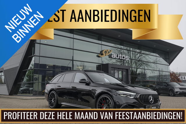 Mercedes-Benz E-Klasse - Estate E53 AMG 612pk 4MATIC+ Panoramadak *BTW* Superscreen Schaalstoelen 4-wielsturing Night II pakket Trekhaak
