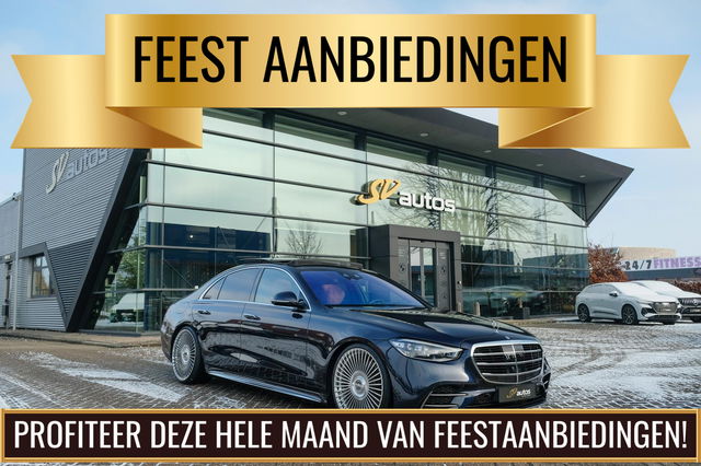 Mercedes-Benz S-Klasse - S450e AMG 408pk Panoramadak 4-wielsturing Burmester3d Luchtvering 4x Stoelkoeling Nappa leder 1e Eigenaar!