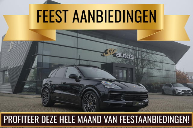Porsche Cayenne - S 2.9 V6 441pk Panoramadak Luchvering Matrix led Comfortstoelen Memory Camera 21" LMV