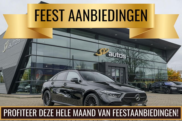 Mercedes-Benz A-Klasse - A250e AMG 218pk Hybrid Panoramadak Night pakket Widescreen Sfeerverlichting 19" LMV NLauto