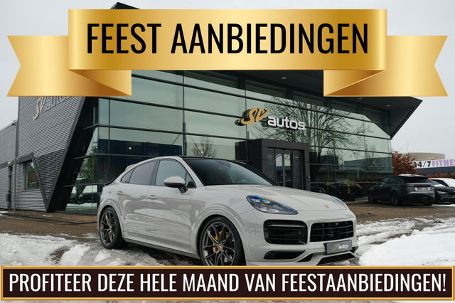 Porsche Cayenne - Coupé 3.0 E-Hybrid 462PK Krijtgrijs SportDesign Luchtvering Lightweight Package Carbon Dak 4-wielsturing NLauto
