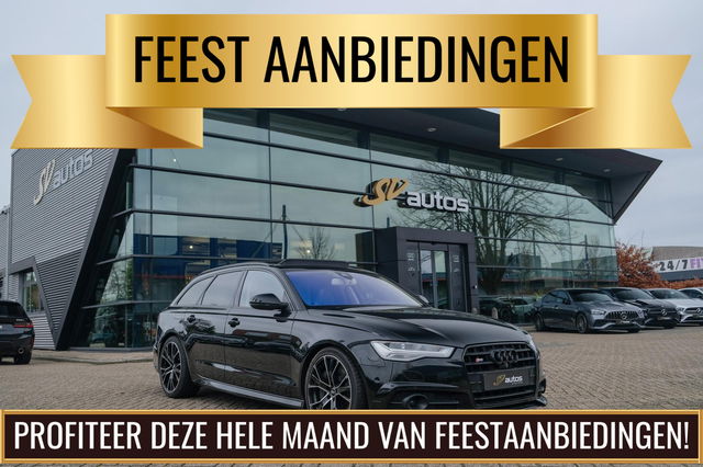 Audi S6 - Avant 4.0 TFSI V8 450pk Panoramadak Supersportstoelen B&O 3d Luchtvering Matrix led Black pack