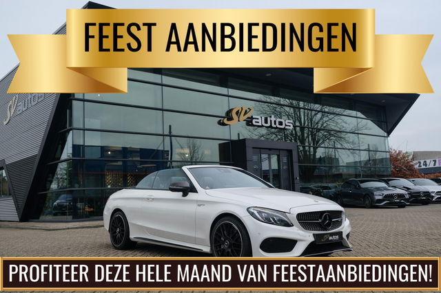 Mercedes-Benz C-Klasse - Cabrio C43 AMG 367pk 4MATIC Airscarf CommandOnline Led Intelligent Stoelverwarming Designo