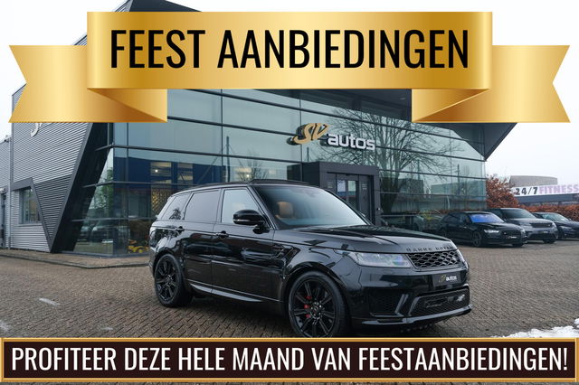 Land Rover Range Rover Sport - P400e 404pk HSE Dynamic Panoramadak *BTW* Trekhaak Black pack Meridian 21" LMV