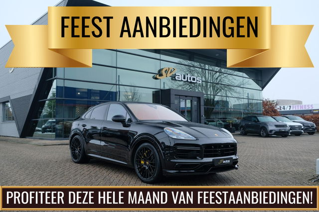 Porsche Cayenne - Coupé 4.0 V8 Turbo S 680pk E-Hybrid Panoramadak Keramisch *BTW* Massage Trekhaak Stoelkoeling Luchtvering