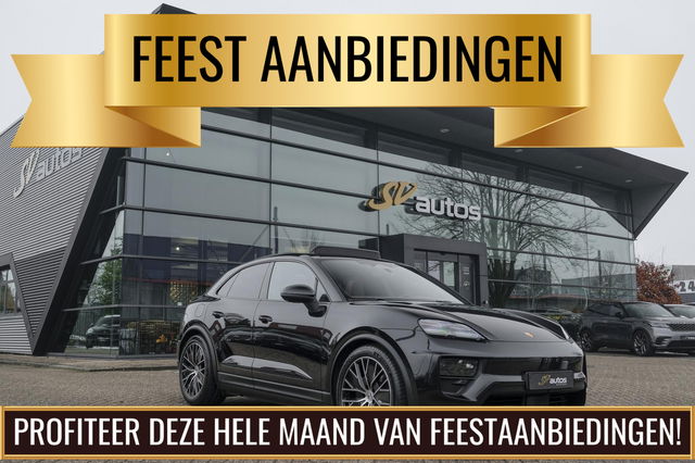 Porsche Macan - 4 388pk 100kWh Panoramadak Luchtvering Bijrijdersdisplay 18-weg Sportstoelen Bose NLauto