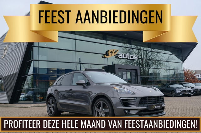 Porsche Macan - S 3.0 D 258pk Panoramadak Bose Luchtvering Sport chrono Sportuitlaat Lane assist 20" LMV