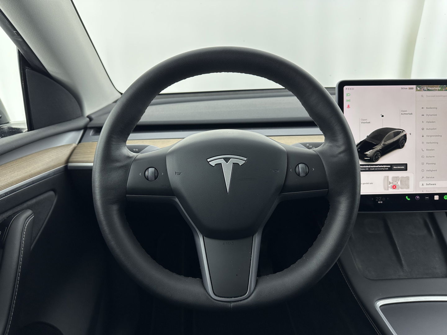 Tesla Model Y Long Range AWD 75 kWh Black-Line [ 3-Fase-11kW ] {SOH-82%} (INCL-BTW) Aut. *PANO | AUTO-PILOT | LEATHER | NAVI-FULLMAP | MATRIX-LED | KEYLESS | CAMERA | DAB+ | HEATED-COMFORTSEATS | PRIVACYGLASS | TOPVIEW | TOWBAR |  20''ALU*