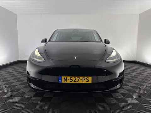 Tesla Model Y Long Range AWD 75 kWh Black-Line [ 3-Fase-11kW ] {SOH-82%} (INCL-BTW) Aut. *PANO | AUTO-PILOT | LEATHER | NAVI-FULLMAP | MATRIX-LED | KEYLESS | CAMERA | DAB+ | HEATED-COMFORTSEATS | PRIVACYGLASS | TOPVIEW | TOWBAR |  20''ALU*