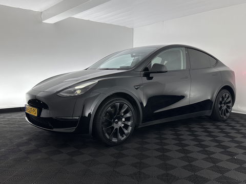 Tesla Model Y Long Range AWD 75 kWh Black-Line [ 3-Fase-11kW ] {SOH-82%} (INCL-BTW) Aut. *PANO | AUTO-PILOT | LEATHER | NAVI-FULLMAP | MATRIX-LED | KEYLESS | CAMERA | DAB+ | HEATED-COMFORTSEATS | PRIVACYGLASS | TOPVIEW | TOWBAR |  20''ALU*