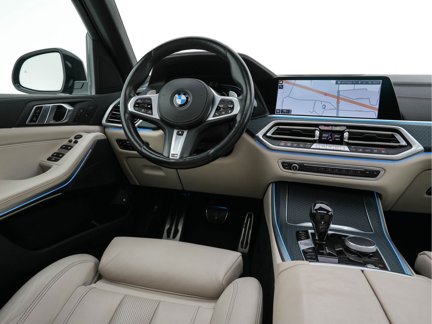 BMW X5 xDrive45e M-Sportpack High Executive (INCL-BTW) Aut. *PANO | LEATHER | HEAD-UP | LASER-LED | SOFTCLOSE | ADAPTIVE-CRUISE | HIFI-SOUND | BLINDSPOT | MEMORY-PACK | TOPVIEW | DIGI-COCKPIT | NAVI-FULLMAP | PRIVACY-GLASS | ...